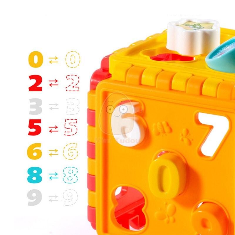 Montessori Jogo Do Bebê Atividade Cube - My Store
