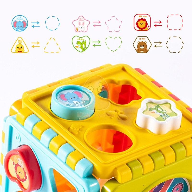 Montessori Jogo Do Bebê Atividade Cube - My Store