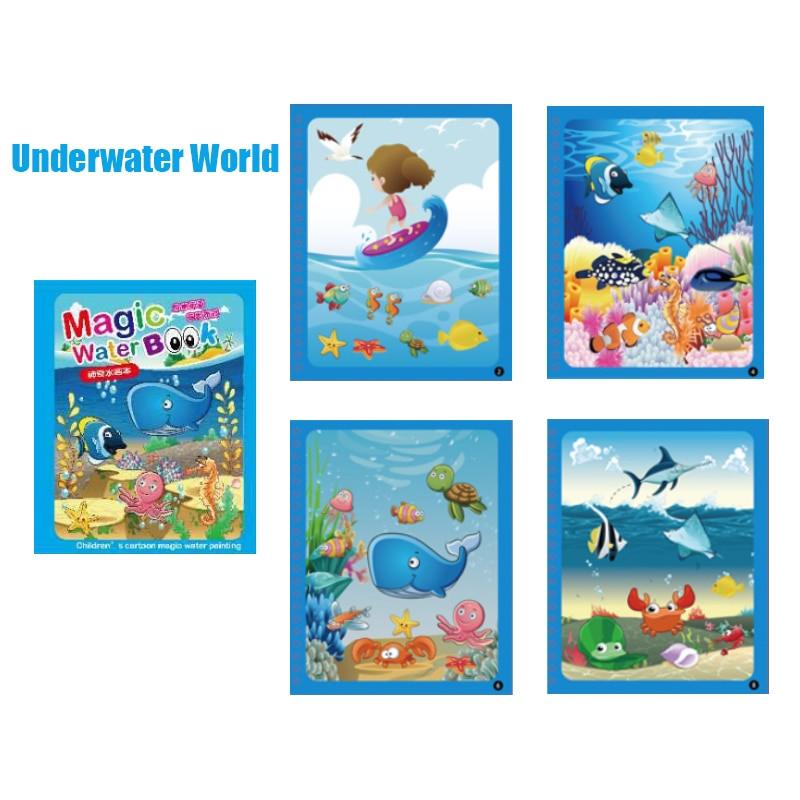 Livro de Colorir Água Mágica - Montessori - My Store