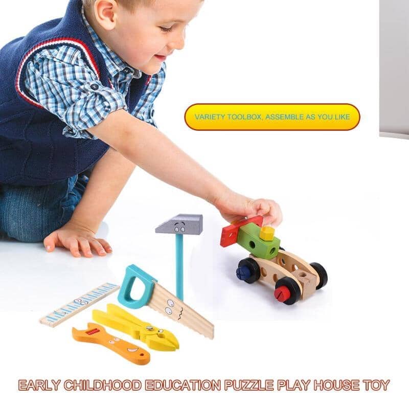 Bancada infantil de ferramentas Montessori - Minha loja